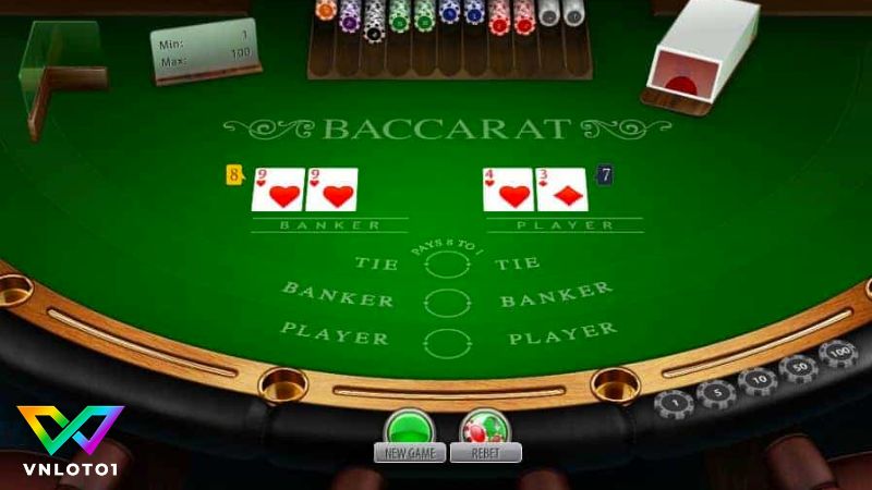 Có 3 cửa để đặt cược khi chơi game baccarat online Vnloto